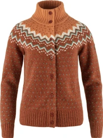 Fjällräven Övik Knit Strickjacke autumn leaf/desert brown (Damen)