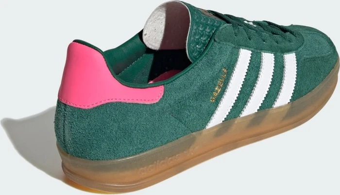 adidas Gazelle Indoor collegiate green/cloud white/lucid pink (Damen)