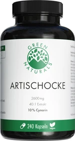 Green Naturals Artischocke Vegan Kapseln, 240 Stück