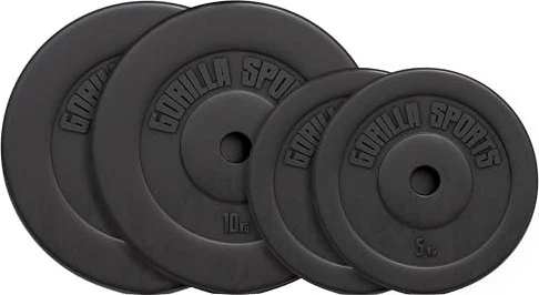 Gorilla Sports Hantelscheiben Kunststoff Set 30kg