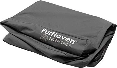 FurHaven Ersatzbezug für Hundebett M, wasserabweisend, schmutzabweisend, 76x51cm, schwarz