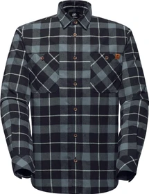 Mammut Alvra Hemd langarm black/strata (Herren)
