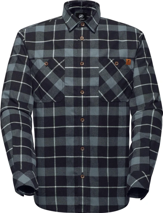 Mammut Alvra Hemd langarm black/strata (Herren)