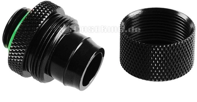 Bitspower Anschluss G1/4" auf 16/13mm matt schwarz