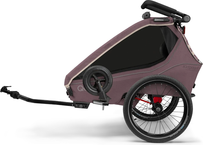 Qeridoo Kidgoo 1 Fahrradanhänger wildberry violet (Modell 2026)