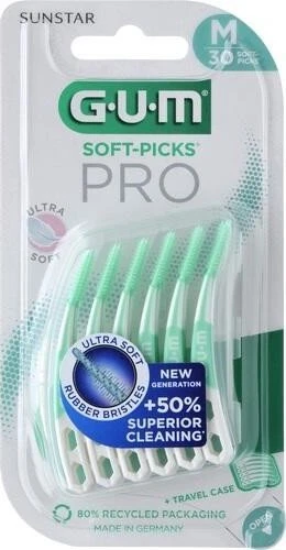 Sunstar Gum Soft-Picks Pro Interdentalbürste medium, 30 Stück