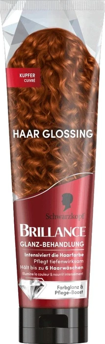 Schwarzkopf Brillance Glanzbehandlung Glossing temporäre Haarfarbe kupfer, 150ml