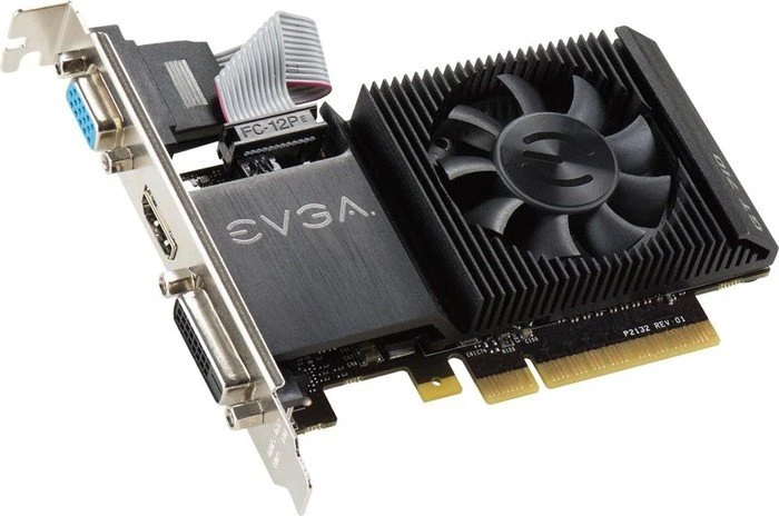 EVGA GeForce GT 710 low profile, 1GB DDR3, VGA, DVI, HDMI