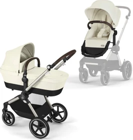 Cybex Eos Lux 2in1 Taupe Frame seashell beige