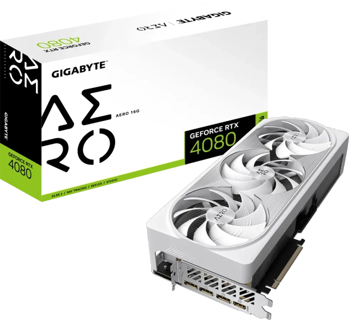 GIGABYTE GeForce RTX 4080 Aero 16G, 16GB GDDR6X, HDMI, 3x DP