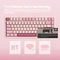 Wobkey Rainy 75 Pro, rosa, LEDs RGB, Kailh Cocoa, USB/Bluetooth, US Vorschaubild