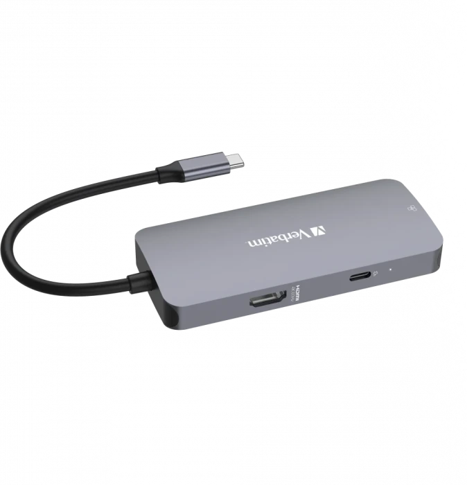 Verbatim USB-C Pro Multiport Hub CMH-05, USB-C 3.0 [Stecker]