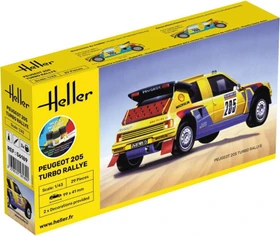 Heller Starter Kit Peugeot 205 Turbo Rally