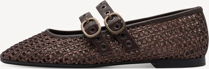Tamaris Spangenballerinas braun (Damen)