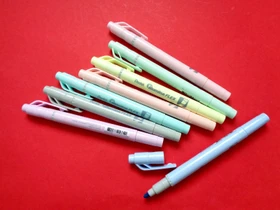 Pentel TwinChecker SLW8 neongelb/neongrün