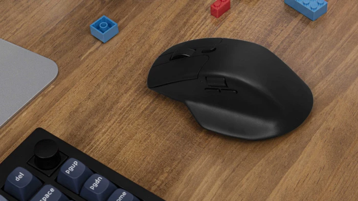 Keychron M6 Wireless Mouse schwarz, 4K PixArt 3395, USB/Bluetooth