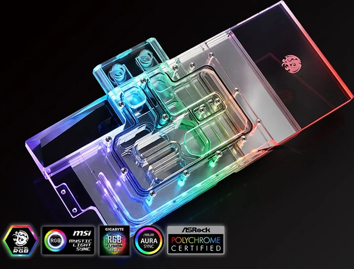 Bitspower Lotan VGA Waterblock MSI GeForce RTX 2080 Ti Gaming X TRIO