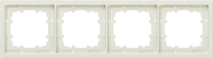 Siemens DELTA style Rahmen 295x82mm 4-fach, titanweiß