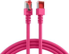 EFB Elektronik Patchkabel, Cat6, S/FTP, RJ-45/RJ-45, 15m, rosa