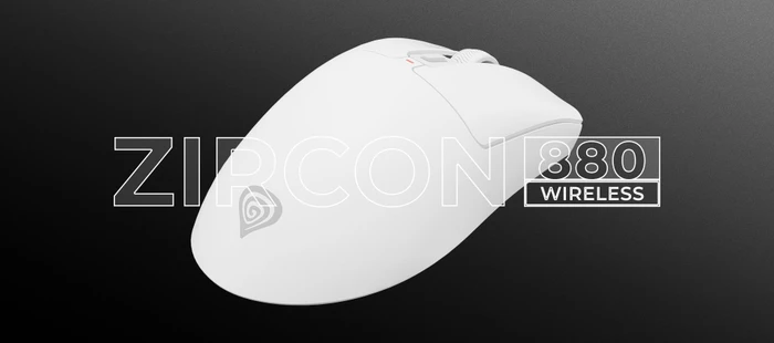 Genesis Zircon 880 Wireless Gaming Mouse weiß, USB/Bluetooth