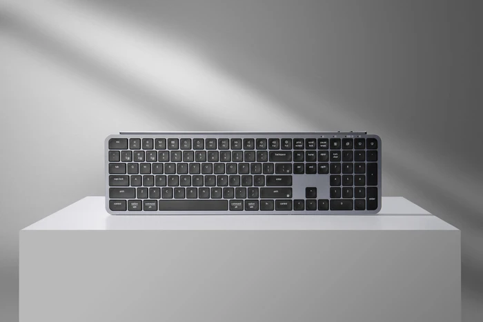 Keychron B6 Pro Ultra-Slim Wireless, Space Gray, USB/Bluetooth, DE