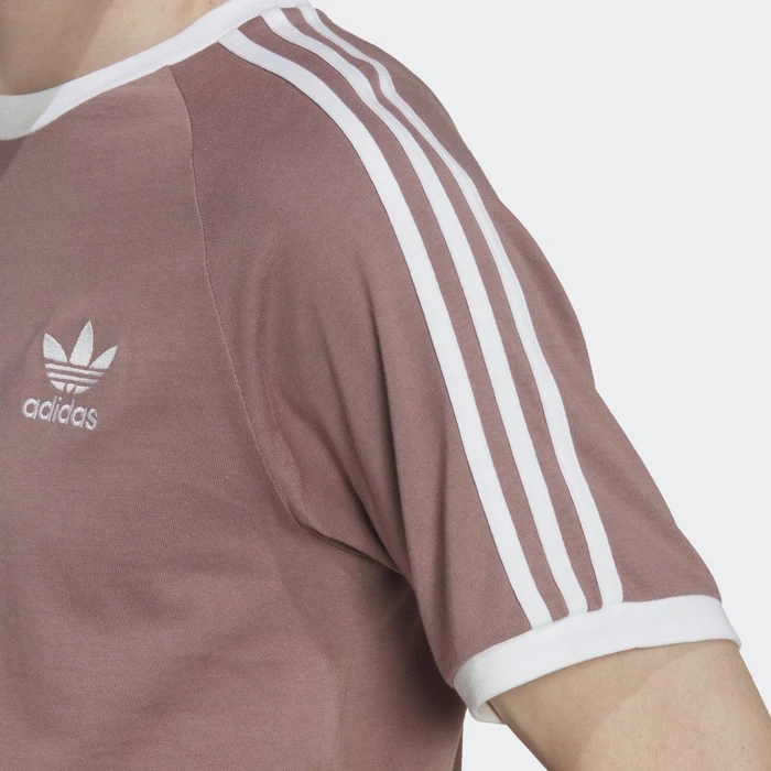 adidas Adicolor Classics 3-Streifen T-Shirt kurzarm purple (Herren)