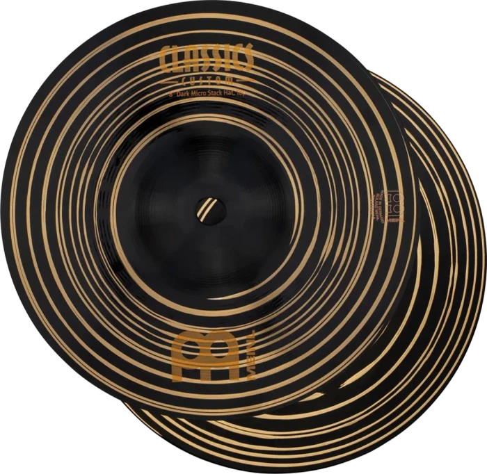 Meinl Classics Custom Dark Micro Stack Hats 8"