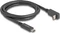 DeLOCK USB-C auf USB-C Kabel, USB 3.1 mit DP, 10Gb/s, 4K, 60W USB PD, nach oben gewinkelt, E-Marker, schwarz, 1m Vorschaubild
