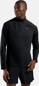 Odlo Essentials Half Zip Midlayer Funktionsshirt langarm schwarz (Herren)