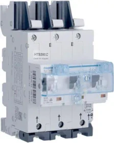 Hager SLS-Schalter 3 polig Cs-Charakteristik 100A für Sammelschiene QuickConnect