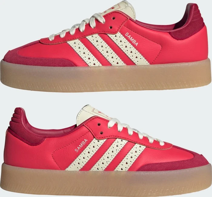 adidas Sambae bright red/cream white/team victory red (Damen)