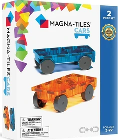 Magna-Tiles Cars blue/orange