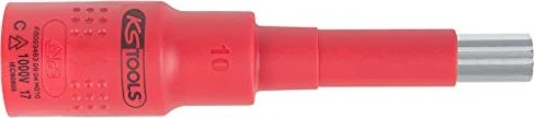 KS Tools Innenzwölfkant Steckschlüssel isoliert 3/8", M12x90mm