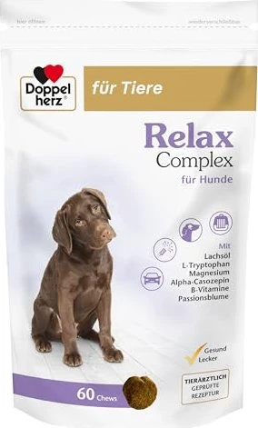 Doppelherz für Tiere Relax Complex für Hunde Chews, 60 Stück
