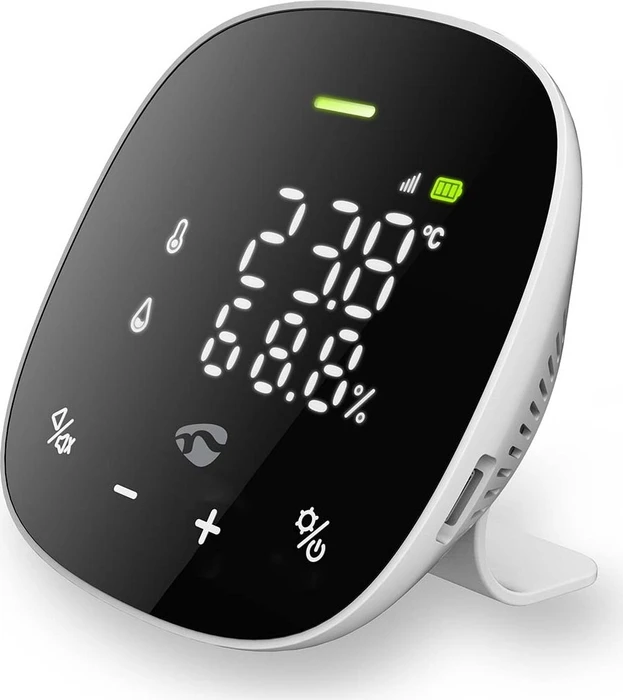 Nedis SmartLife Luftqualitätsmonitor mit Display, Luftgütesensor