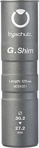 By.Schulz G.Shim Reduzierhülse für Sattelstütze 30.2-27.2mm