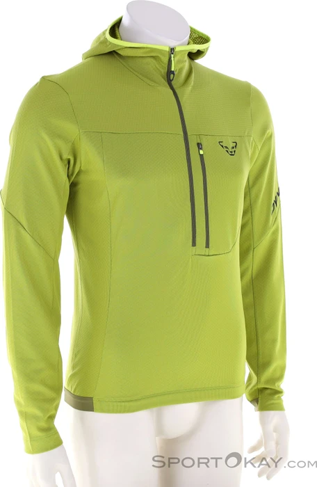 Dynafit Traverse Thermal Half-Zip Funktionsshirt langarm golden lime (Herren)