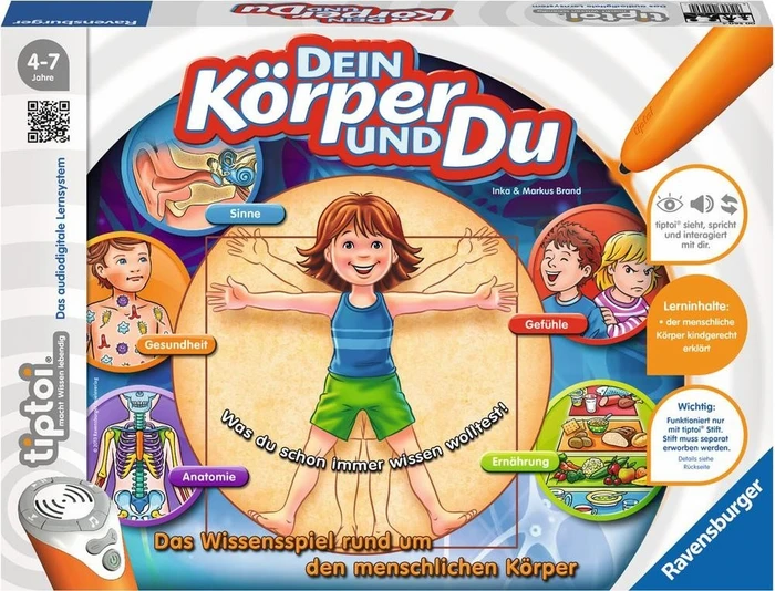 Ravensburger tiptoi Spiel: Dein Körper und Du