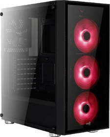 AeroCool Quartz Red, Glasfenster