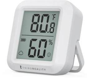 Third Reality Temperatur- und Feuchtigkeitssensor mit LCD-Display weiß, Temperatur-/Feuchtigkeitssensor (3RTHS24BZ)
