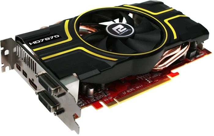 PowerColor Radeon HD 7870 GHz Edition V2, 2GB GDDR5, 2x DVI, HDMI, 2x mDP