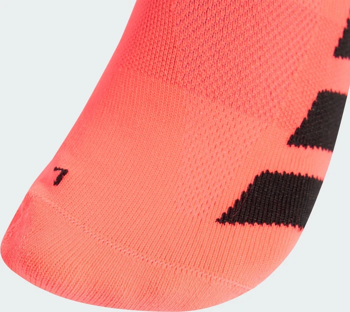 adidas Adizero Quarter Laufsocken solar turbo/black (KR8960) – Bild 3 von 5