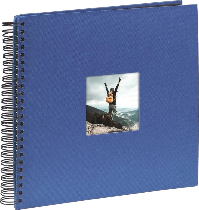 Hama Spiralalbum Fine Art 36x32 / 50 schwarze Seiten blau