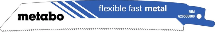Metabo Flexible Fast Metal BiM Säbelsägeblatt 18TPI, 150x0.9mm, 5 Stück
