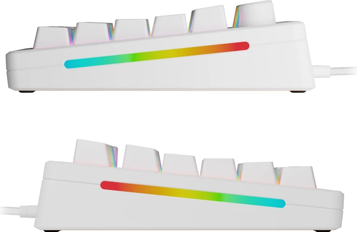 Glorious GMMK 3 HE 75% Pre-built Gaming Keyboard, weiß, LEDs RGB, Glorious Fox HE, USB, DE