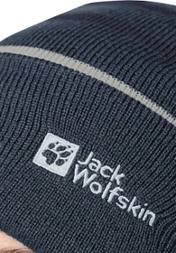 Jack Wolfskin Stripy Knit Beanie midnight sky (Junior)