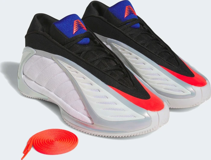 adidas Anthony Edwards 2 cloud white/lucid red/silver metallic