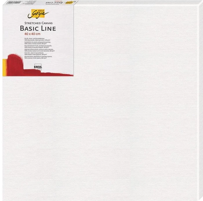 Kreul SOLO GOYA Stretched Canvas Basic Line, 380g/m², 0.7m x 100cm