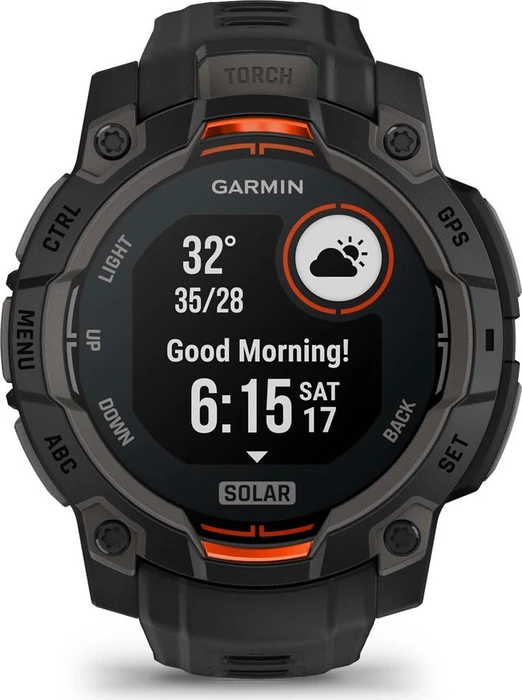 Garmin Instinct 3 Solar 45mm schwarz