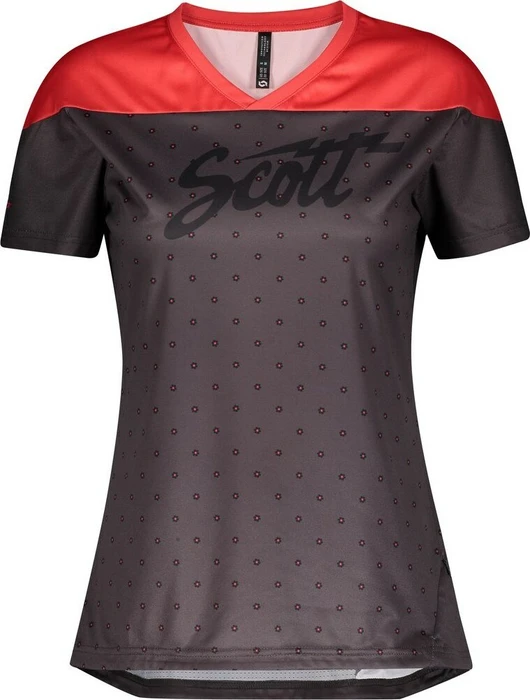 Scott Trail Flow Trikot kurzarm dark grey/lollipop pink (Damen)